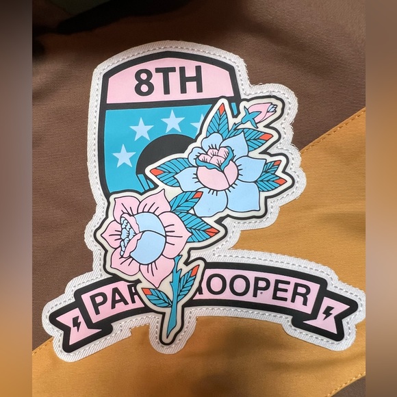 Men’s 8ighth Dstrkt Military hooded Anorak pullover windbreaker, Size XL - Picture 7 of 13